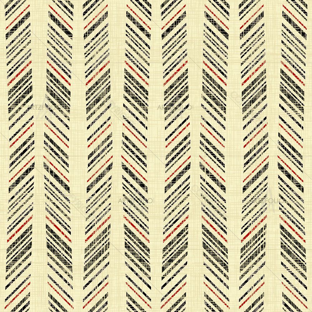 Abstract Herringbone Stripes — Abstract custom art by ArtzFolio