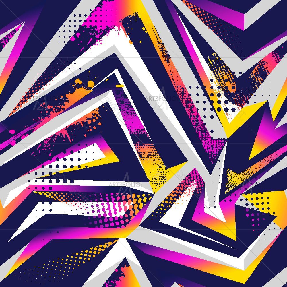 Abstract Geometric Lines — Abstract custom art by ArtzFolio