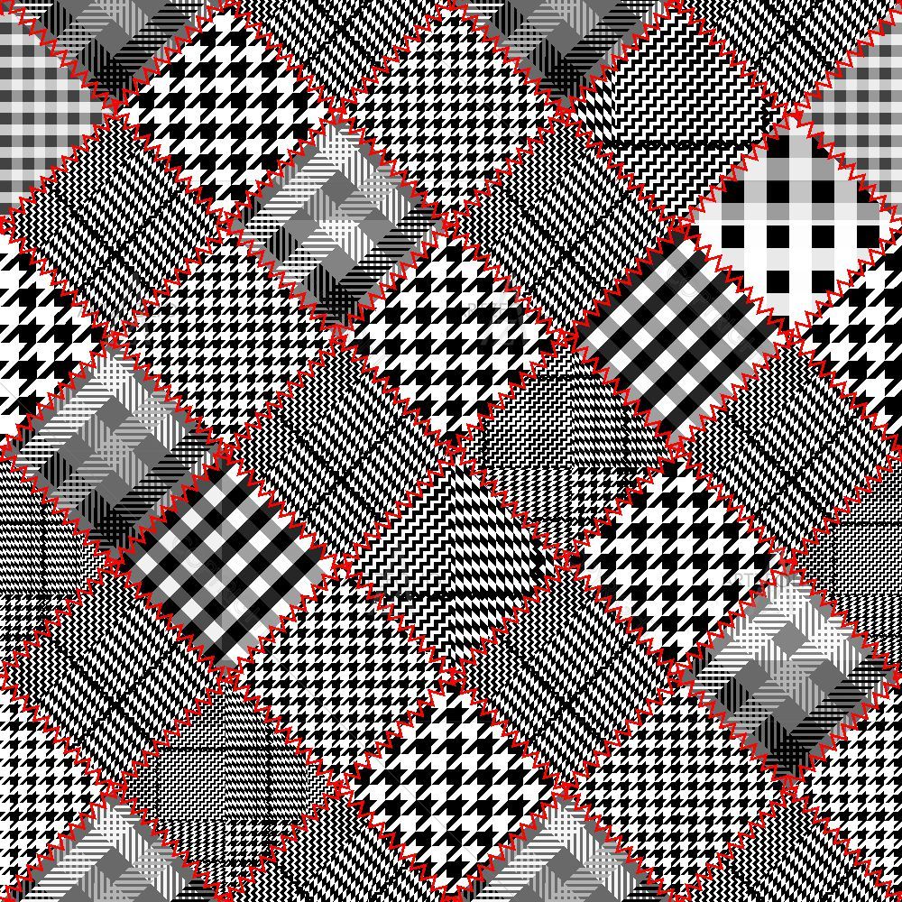 Glen Plaid Style — Abstract custom art by ArtzFolio