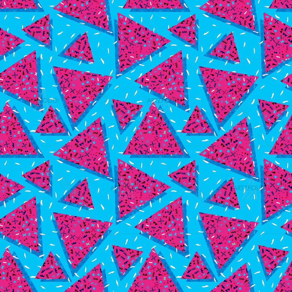 Retro Geometric Shapes — custom-size art design 5016706