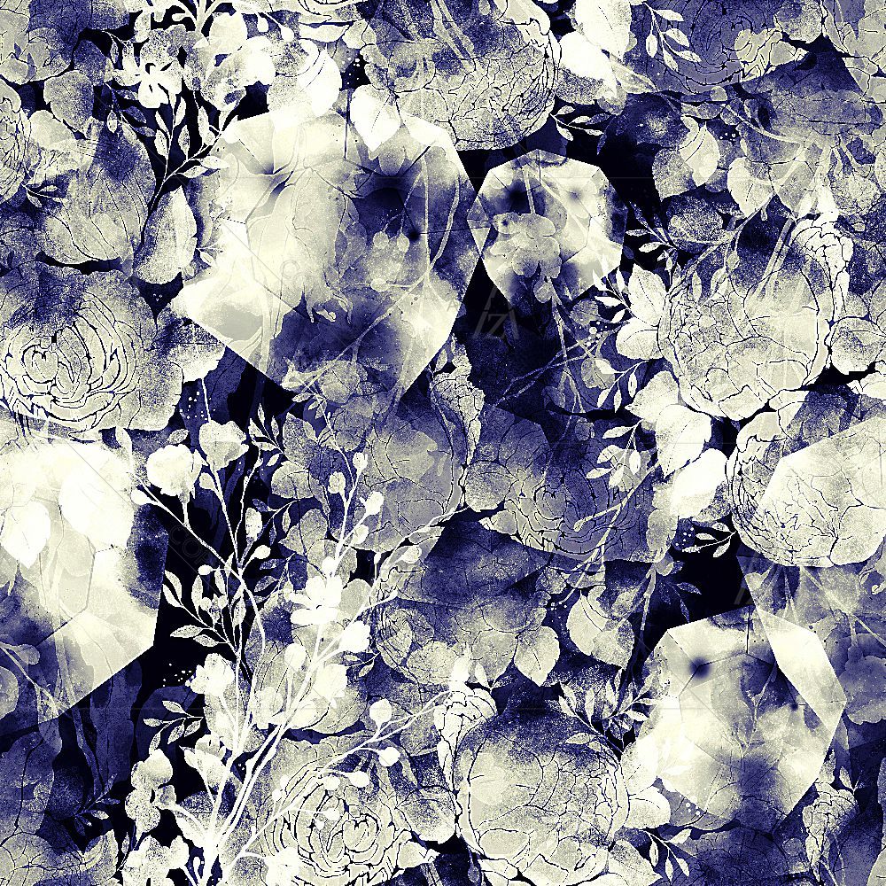 Flowers Leaves Imprints D1 — Botanical custom art by ArtzFolio