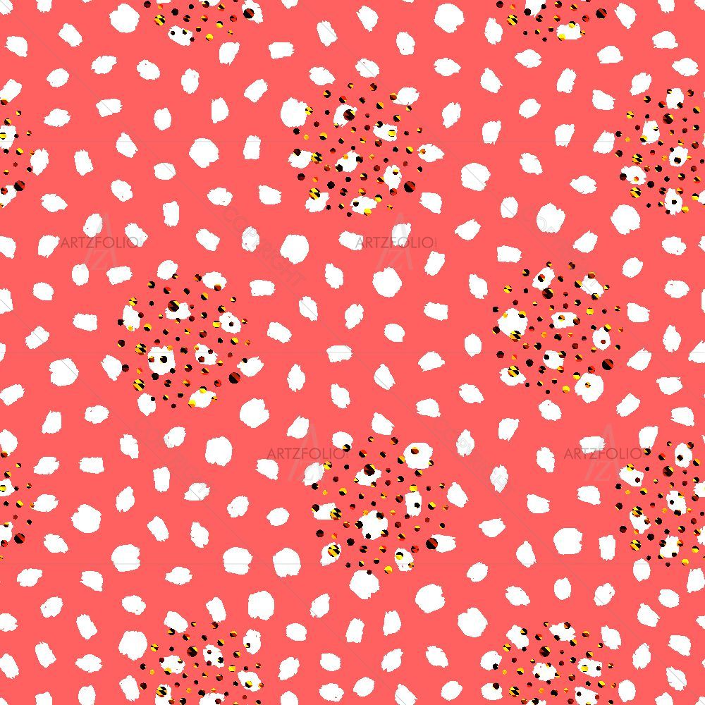 Geometric Abstract Dots — custom-size art design 5016718