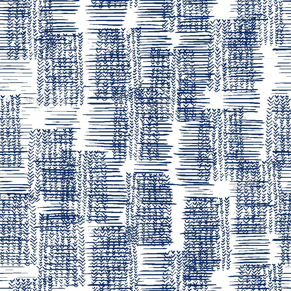 Abstract Indigo Tie Dye Batik D20 — custom-size art design 5016723