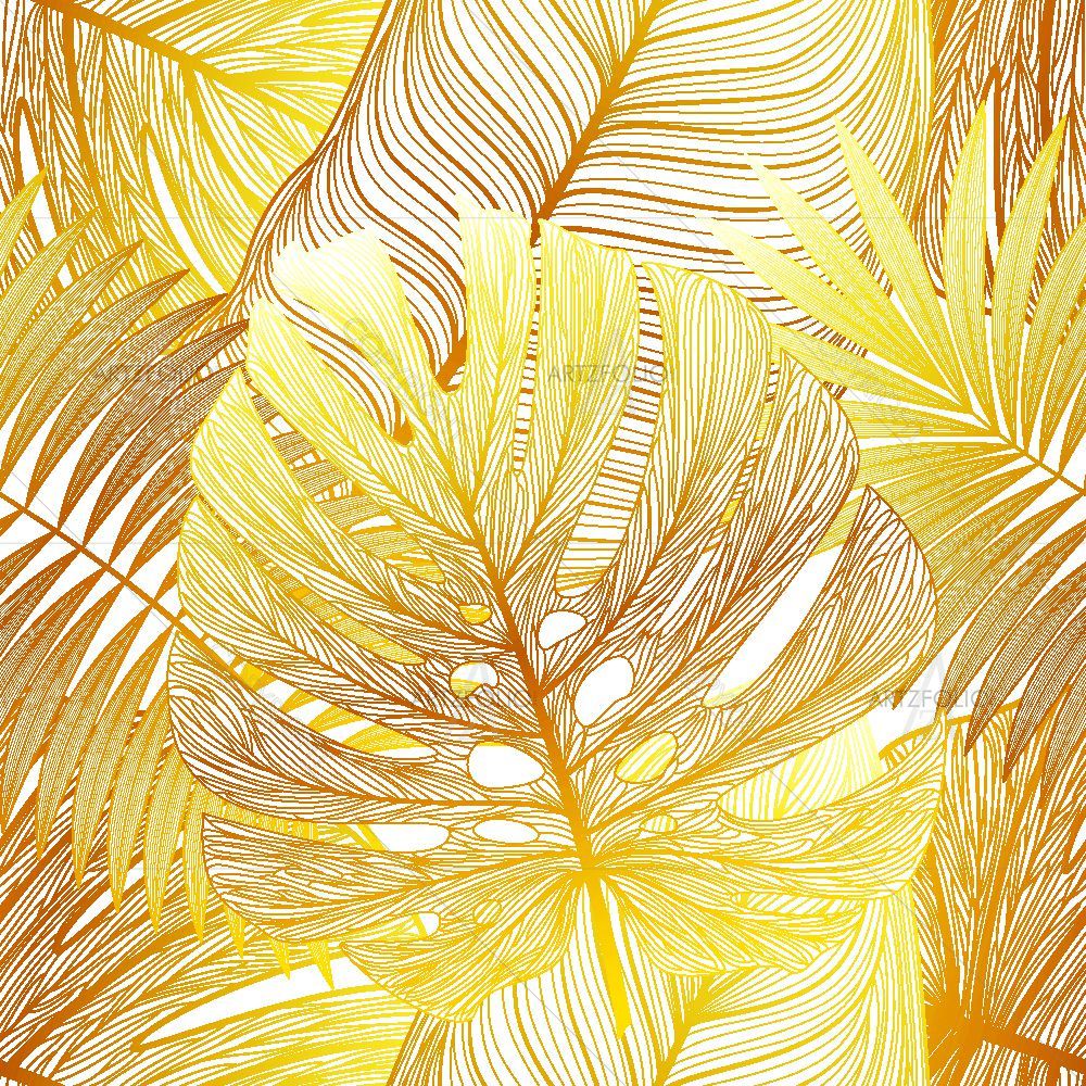 Tropical Palm Leaf D1 — custom-size art design 5016728