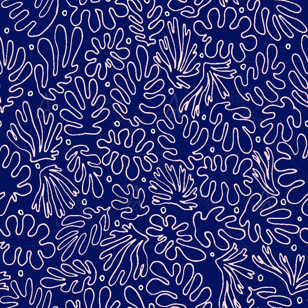 Repeat Abstract Leaves — Botanical custom art by ArtzFolio