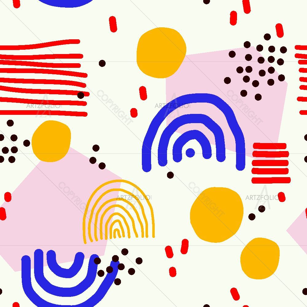 Abstract Shapes D9 — Abstract custom art by ArtzFolio