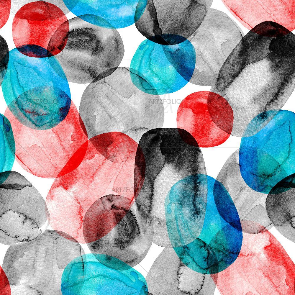 Modern Contemporary Shapes D2 — Abstract custom art by ArtzFolio