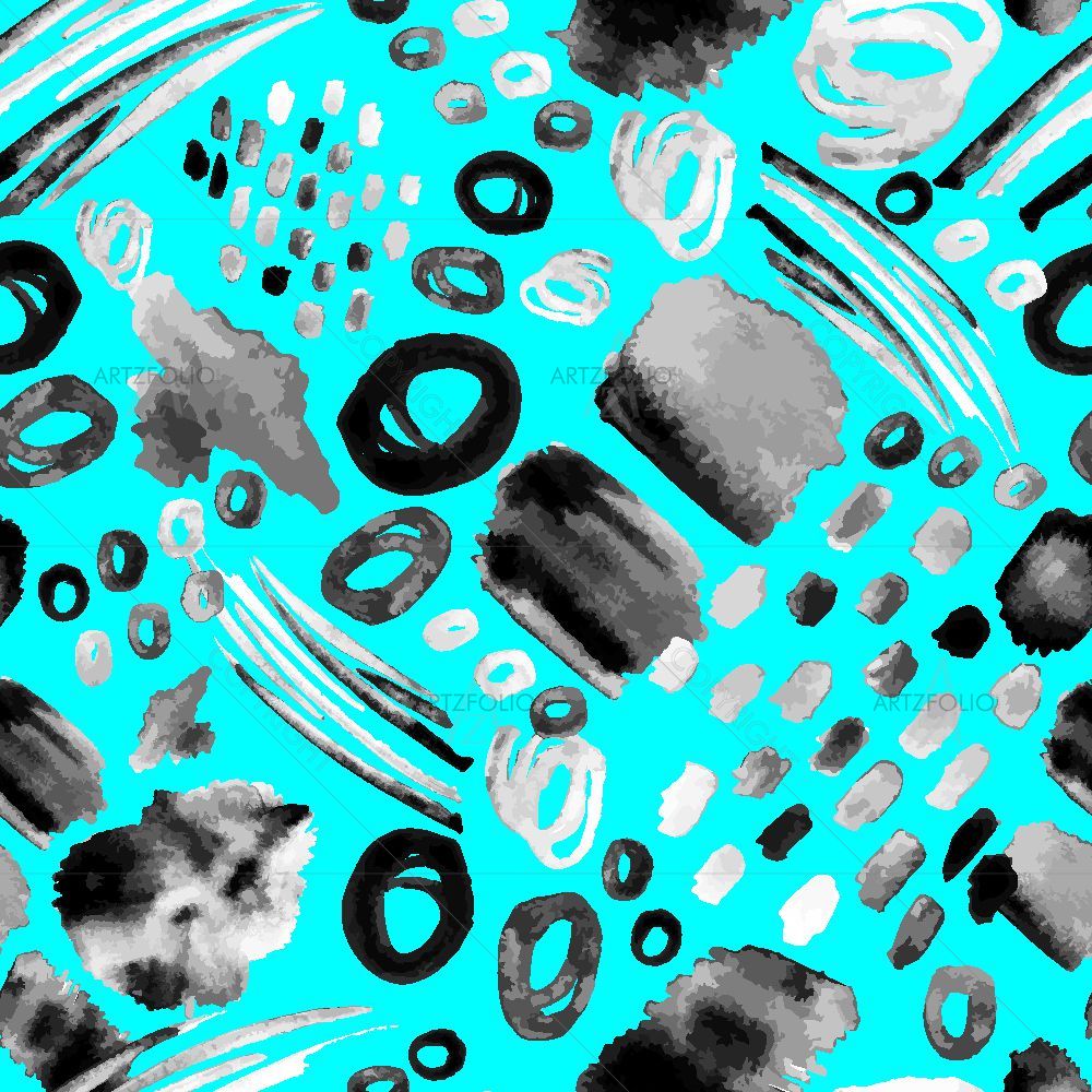 Watercolor Paint Spots D2 — Abstract custom art by ArtzFolio