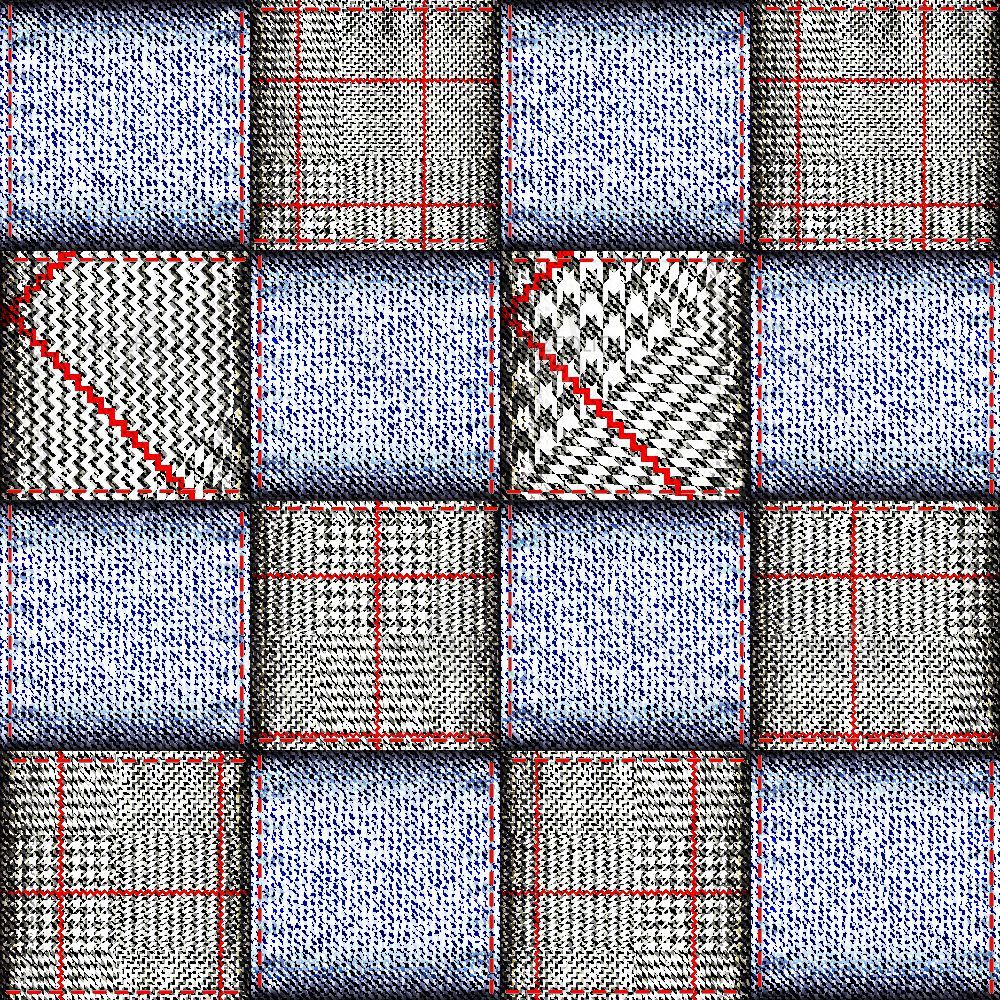 Classic Glen Plaid — Abstract custom art by ArtzFolio