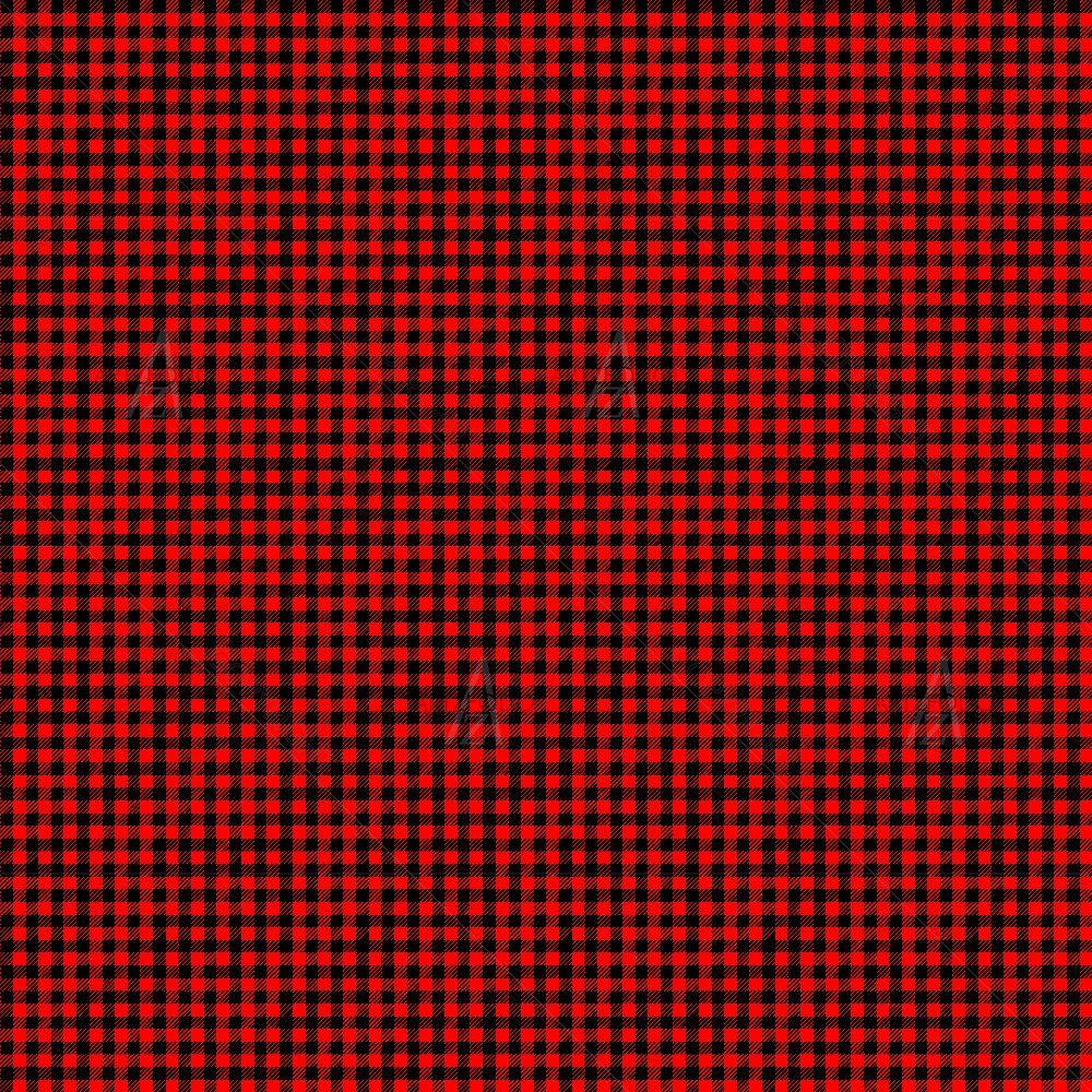Red Black Lumberjack Plaid — Abstract custom art by ArtzFolio
