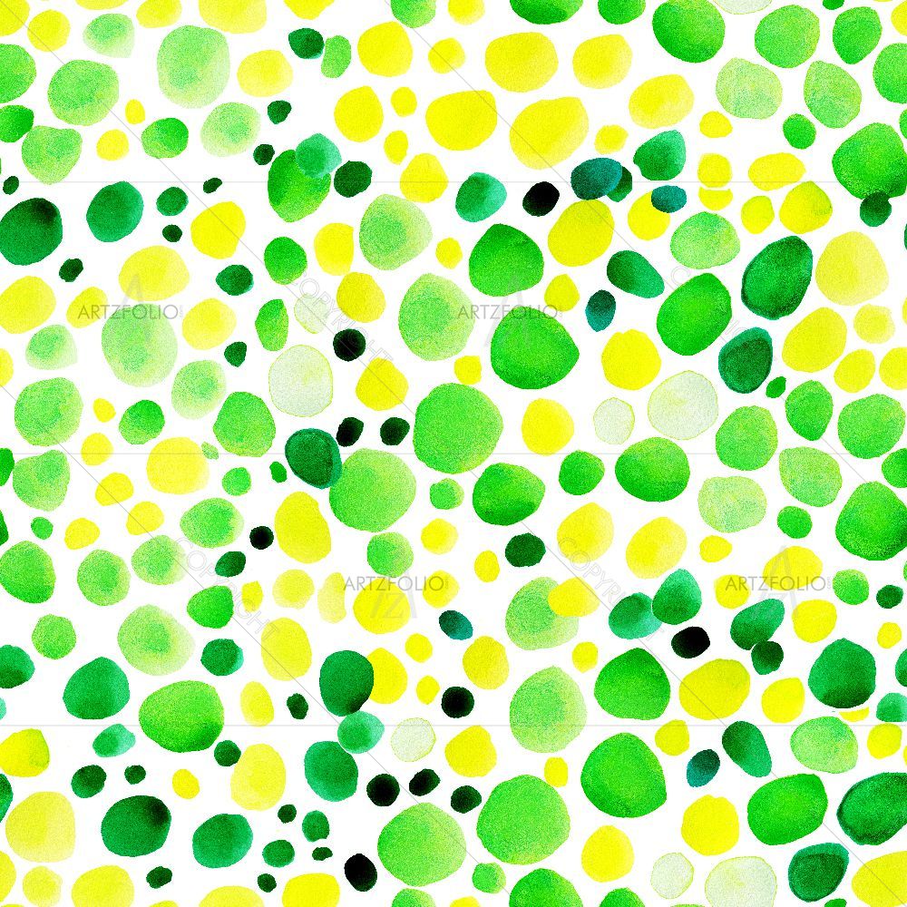 Watercolor Dots D6 — custom-size art design 5016781