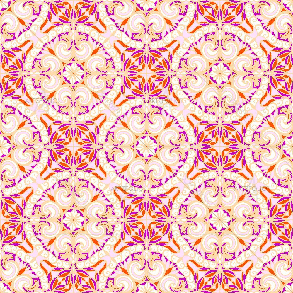 Retro Arabesques — custom-size art design 5016803