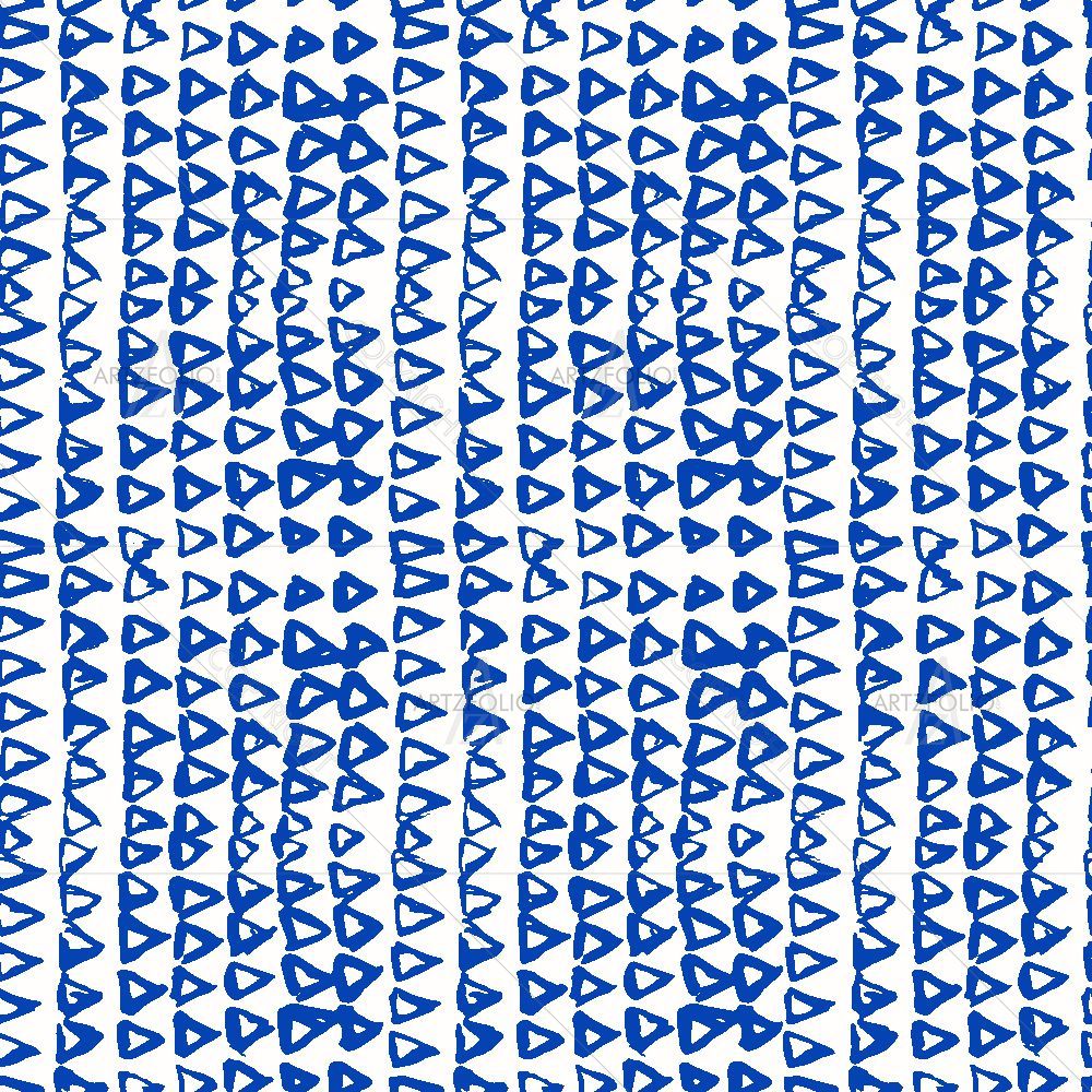 Japanese Shibori Triangle D1 — Abstract custom art by ArtzFolio