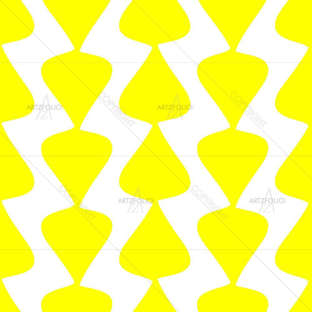 Yellow White Modern Style — custom-size art design 5016842