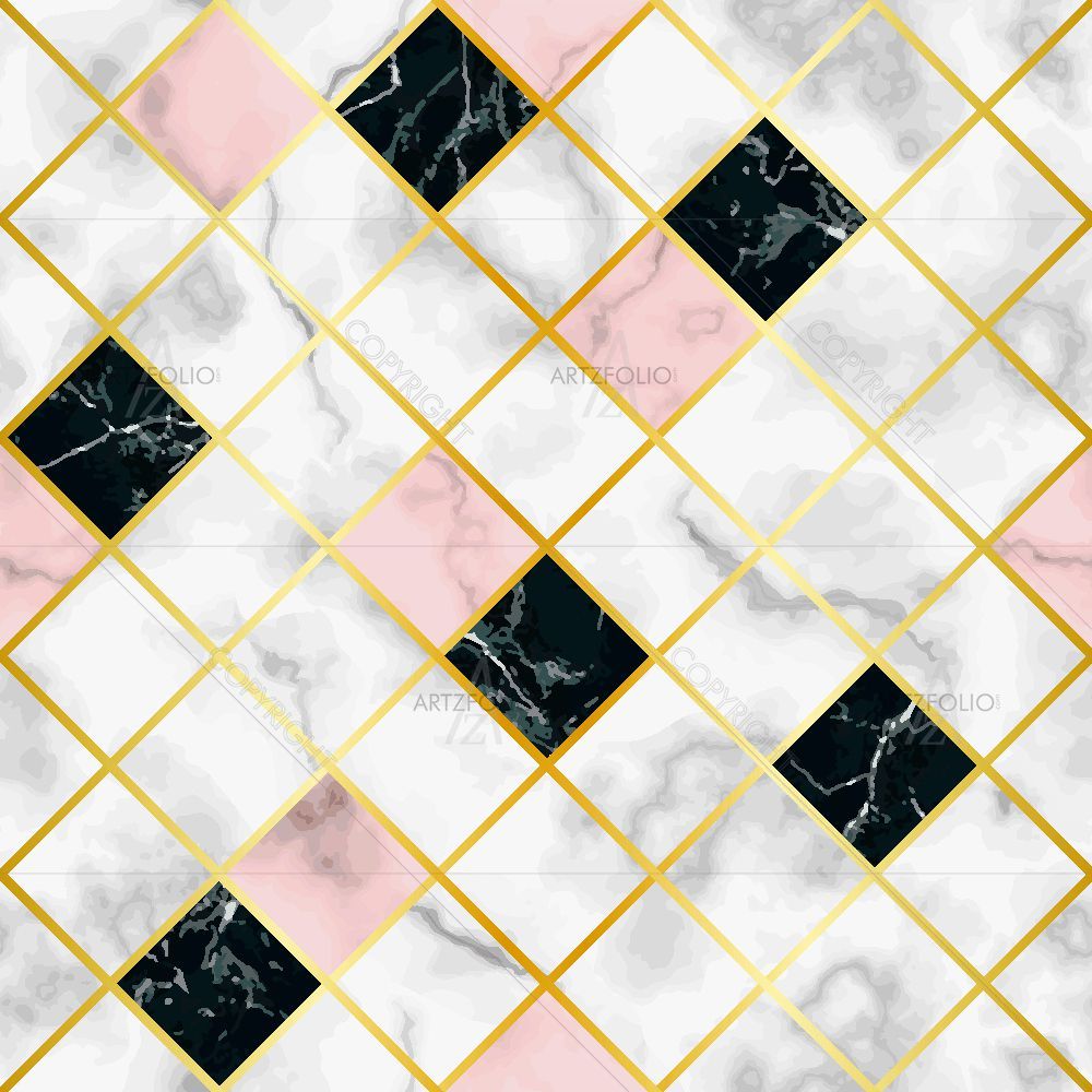 Marble Geometric Pattern — custom-size art design 5016847