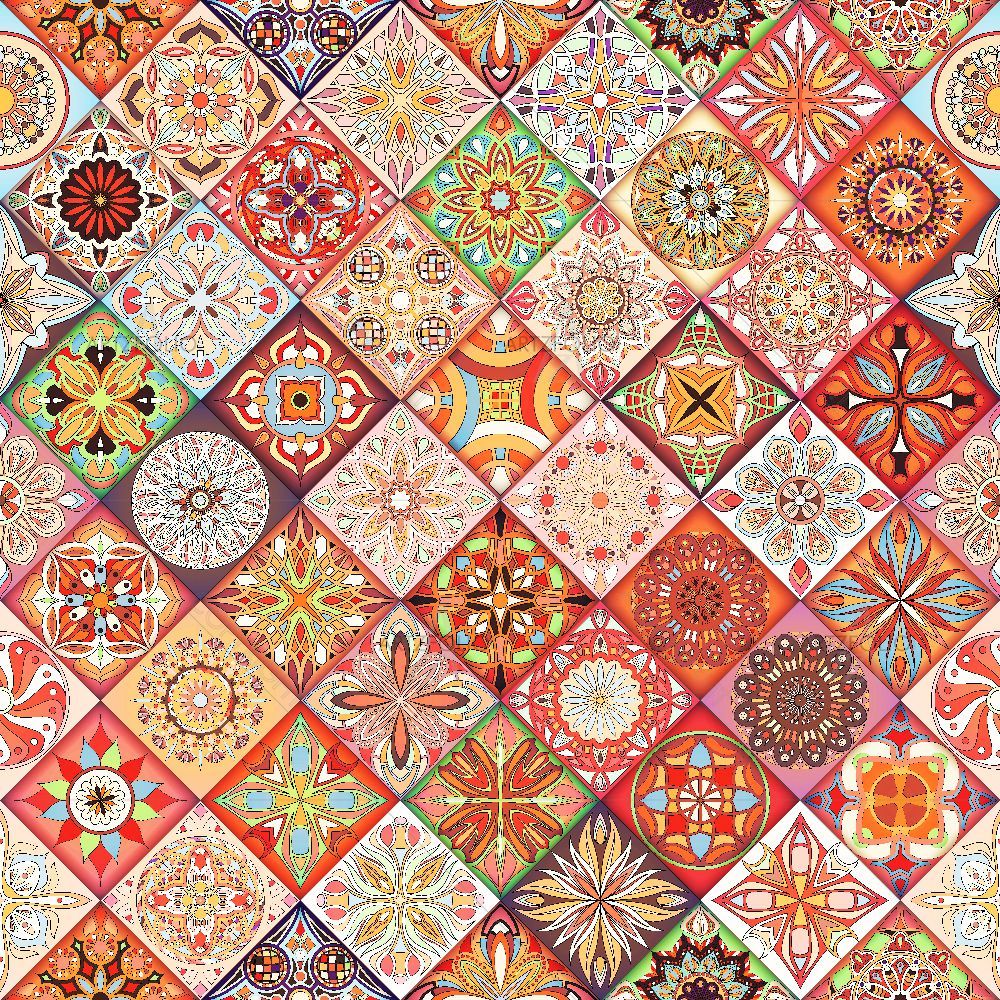 Colorful Mandalas D5 — Devotional custom art by ArtzFolio