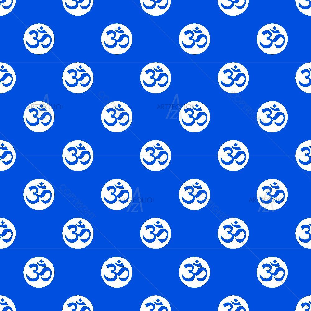Hindu Religious Om — Devotional custom art by ArtzFolio