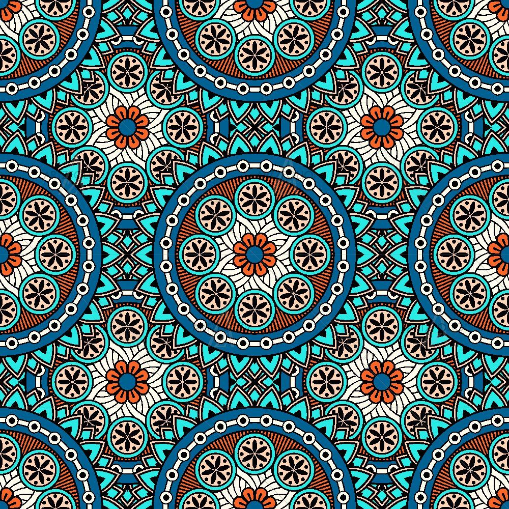 Abstract Mandala Pattern — custom-size art design 5016881