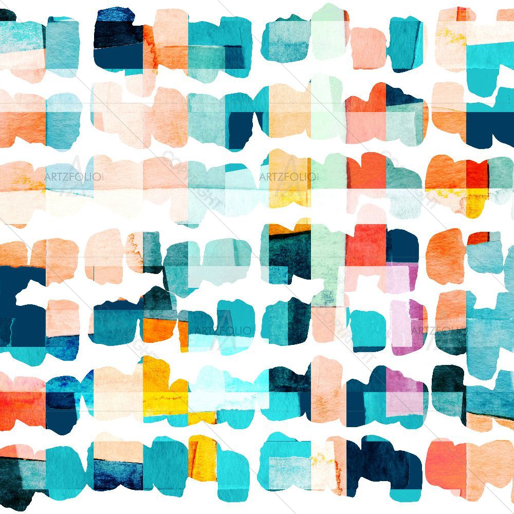 Geometric Strokes — custom-size art design 5016892