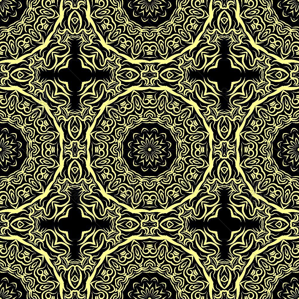 Abstract Gold Mandala — custom-size art design 5016893
