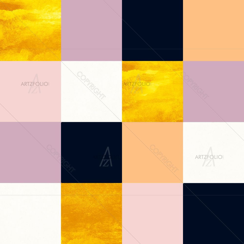 Colorful Squares D4 — Abstract custom art by ArtzFolio