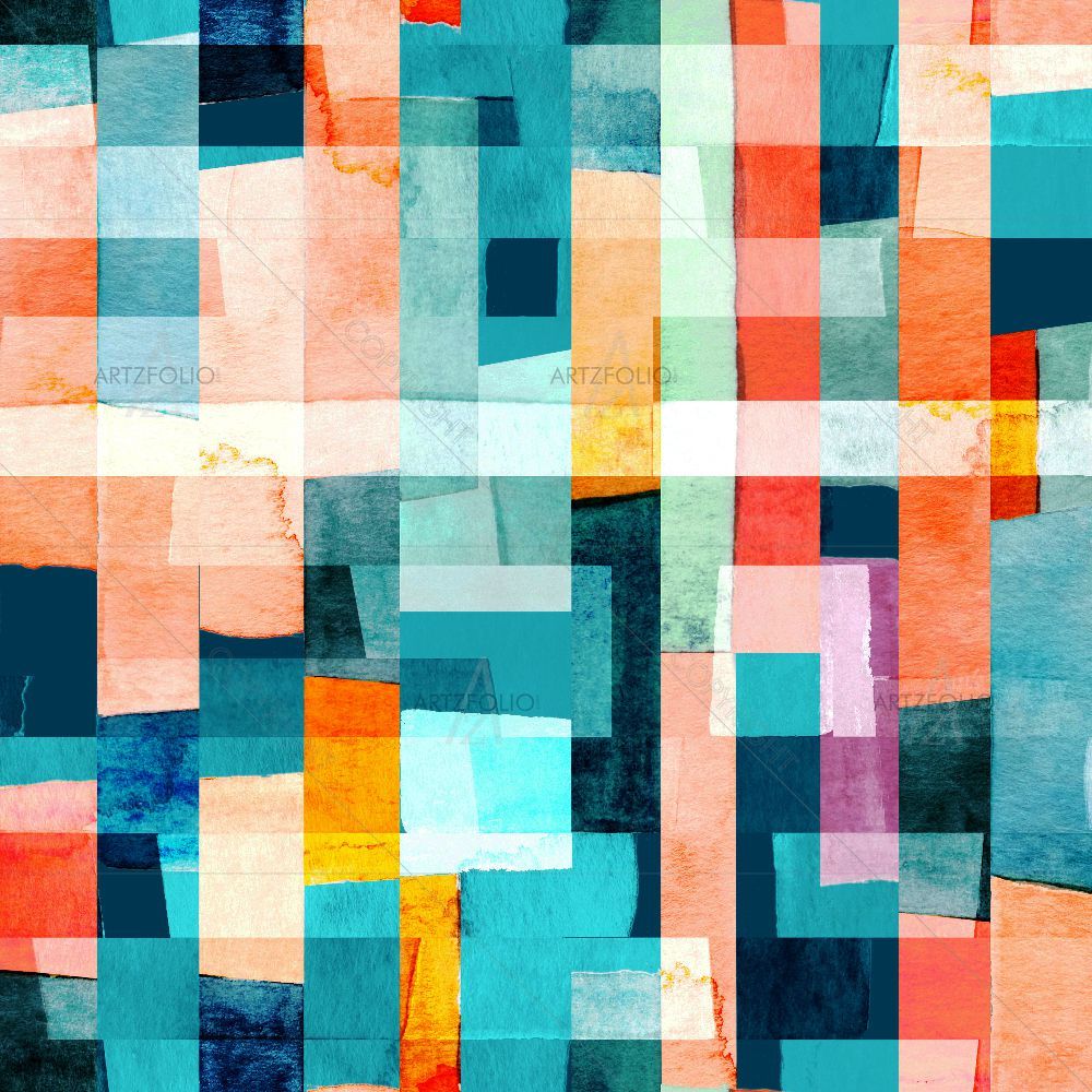 Abstract Geometric Stripes D12 — custom-size art design 5016930