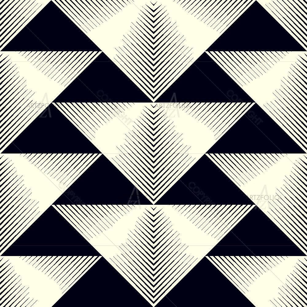 Ornament Triangles — Abstract custom art by ArtzFolio