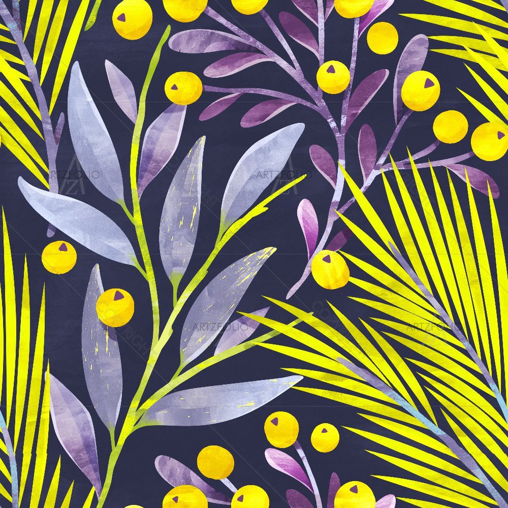 Botanical Floral D7 — custom-size art design 5016957
