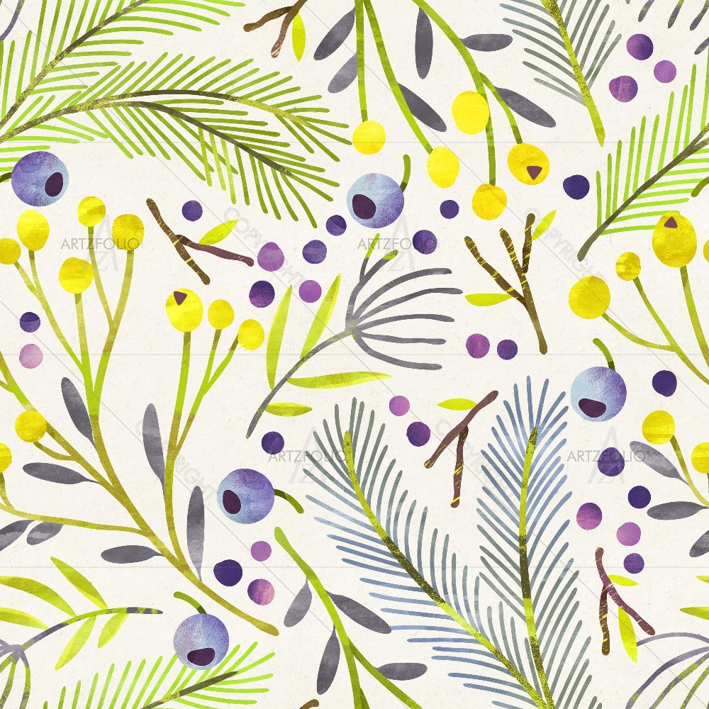 Botanical Floral D9 — custom-size art design 5016961
