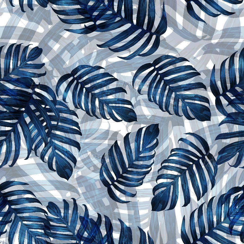 Palm Monstera Vintage Style — Botanical custom art by ArtzFolio