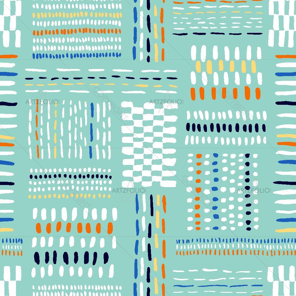 Abstract Tribal Marks — custom-size art design 5017000