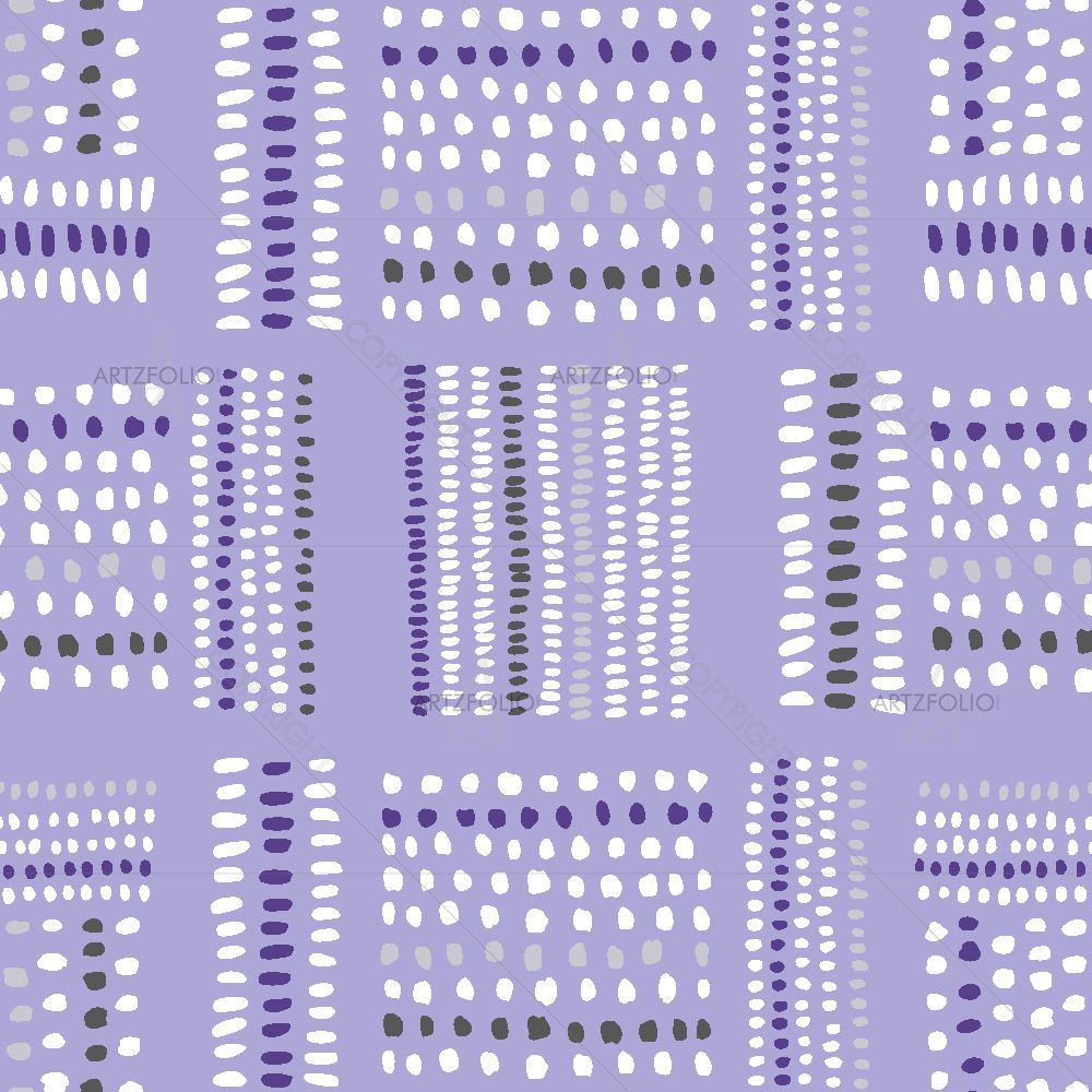 Hand Drawn Tribal Stitches — Abstract custom art by ArtzFolio