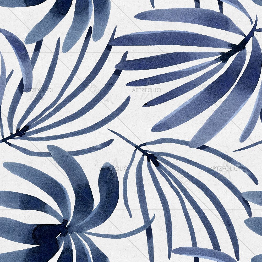 Watercolor Floral Pattern D71 — Botanical custom art by ArtzFolio