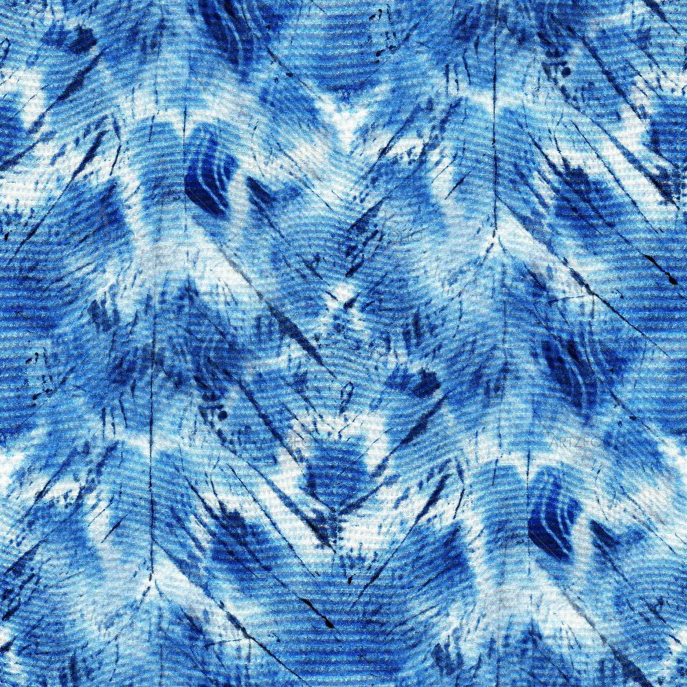 Shibori Indigo Batik D15 — custom-size art design 5017026