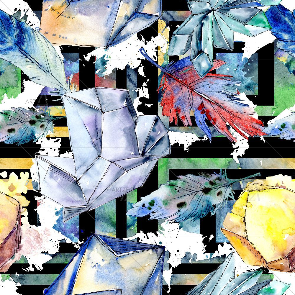 Diamond Rock Pattern D3 — Fluid marble custom art by ArtzFolio