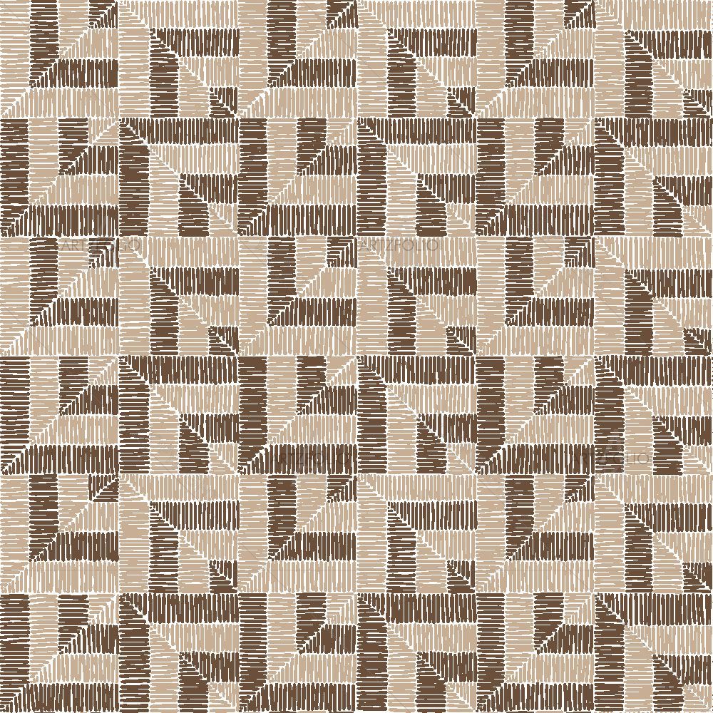 Geometric Vintage D2 — custom-size art design 5017038