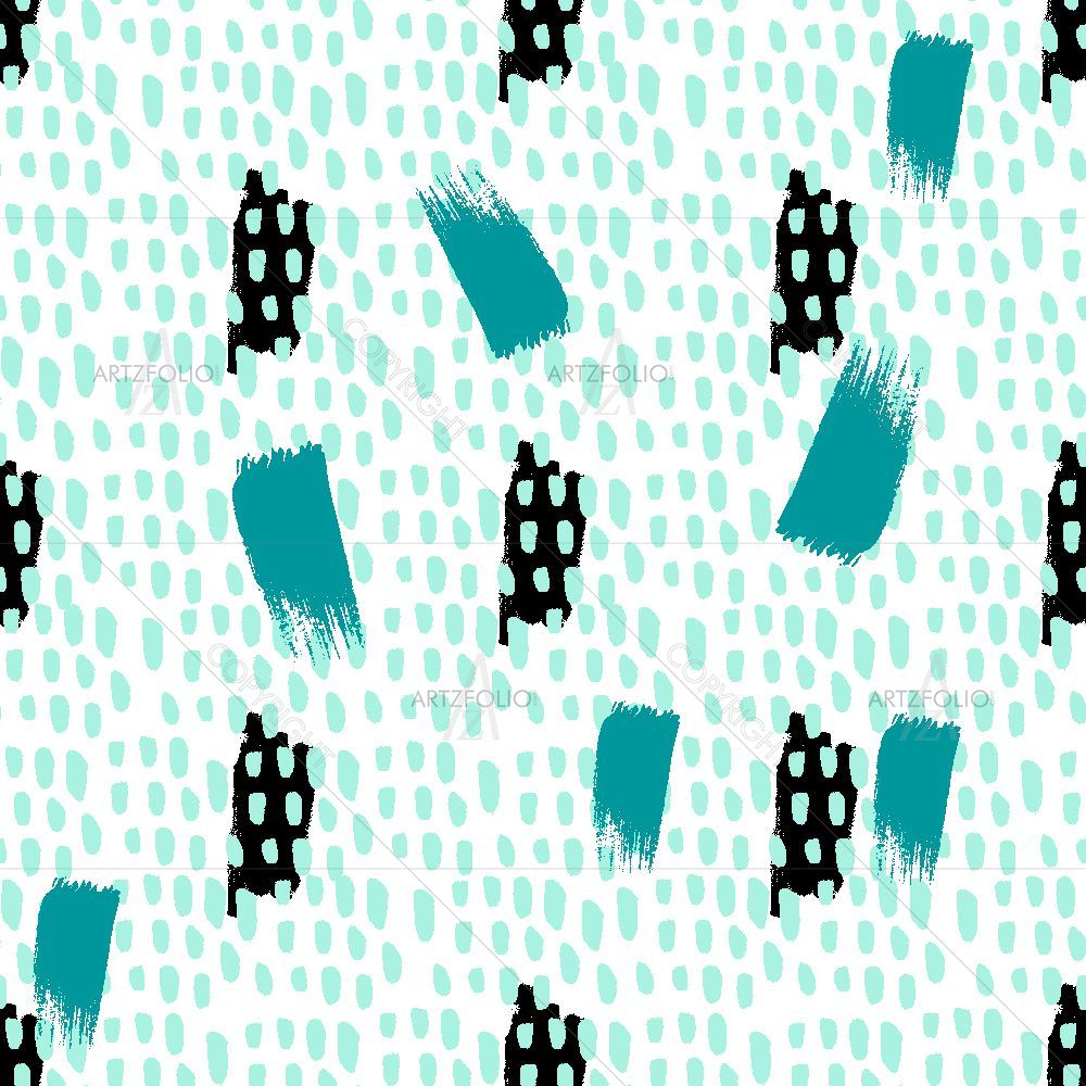 Hand-Drawn Shapes — custom-size art design 5017099