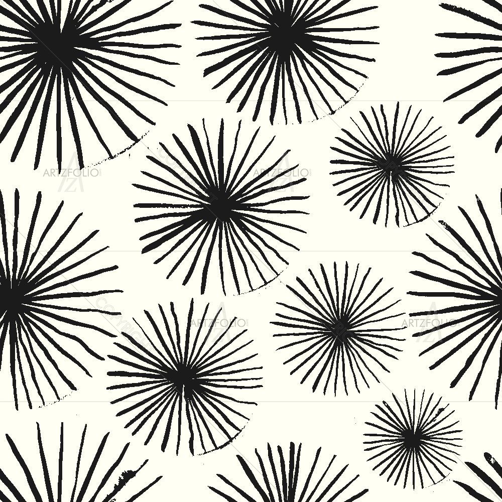 Hand-Drawn Japanese Pattern — custom-size art design 5017102