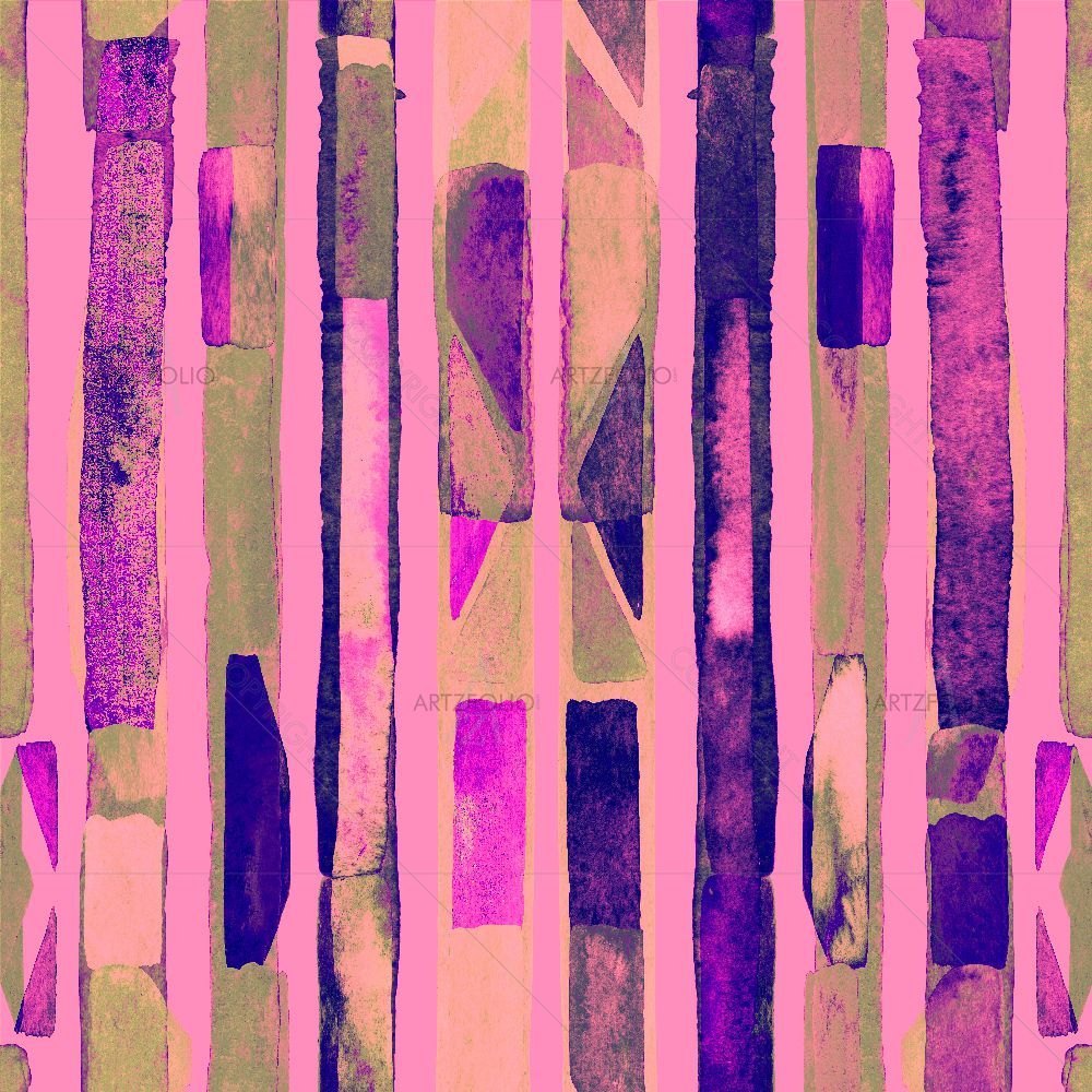 Bauhaus Pattern Stripes D3 — Cubism custom art by ArtzFolio