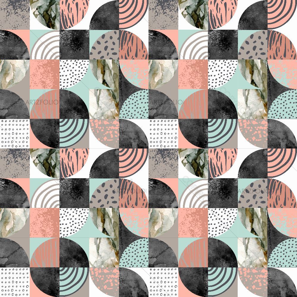Geometric Marble Pattern D1 — custom-size art design 5017128