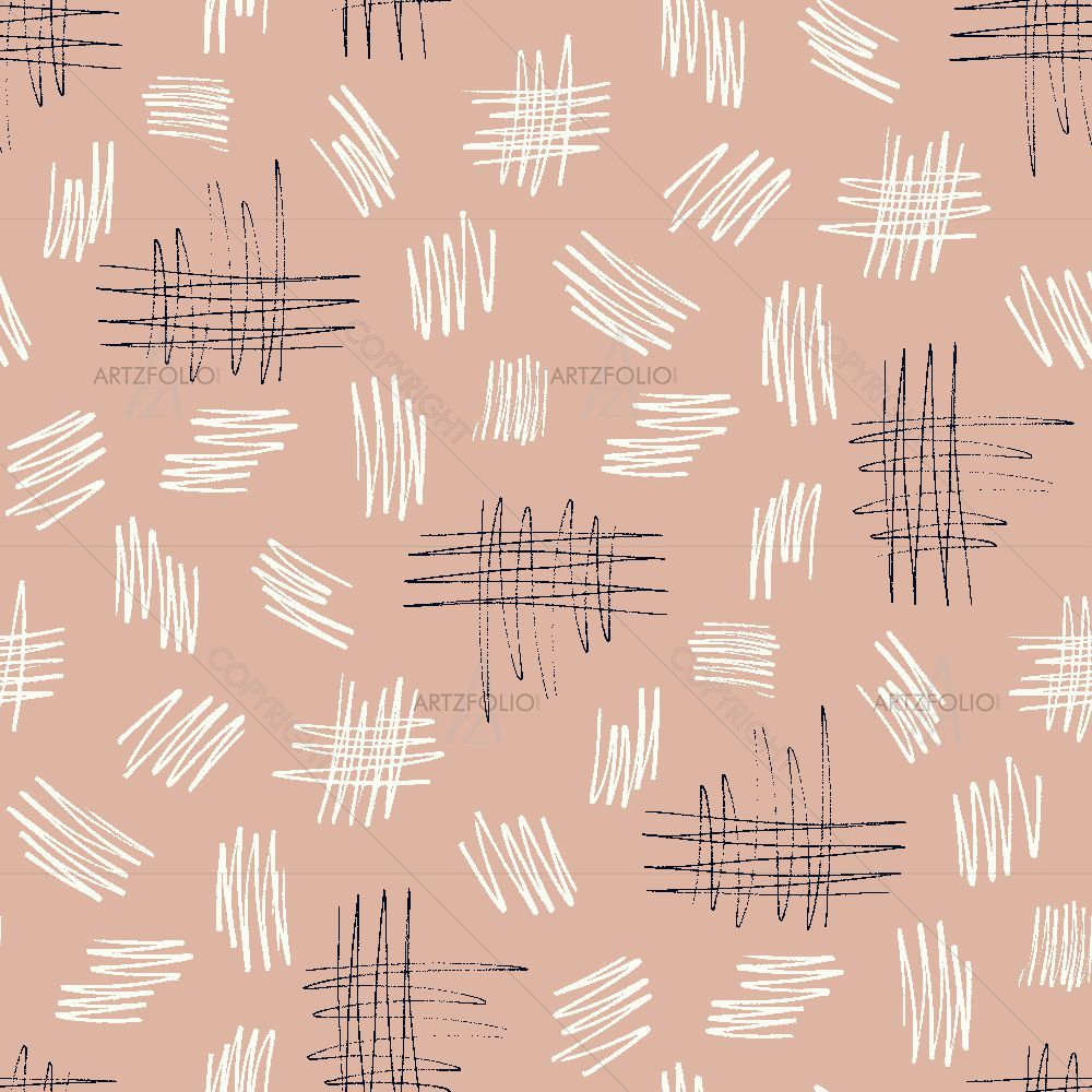 Organic Scribble Doodle — custom-size art design 5017130