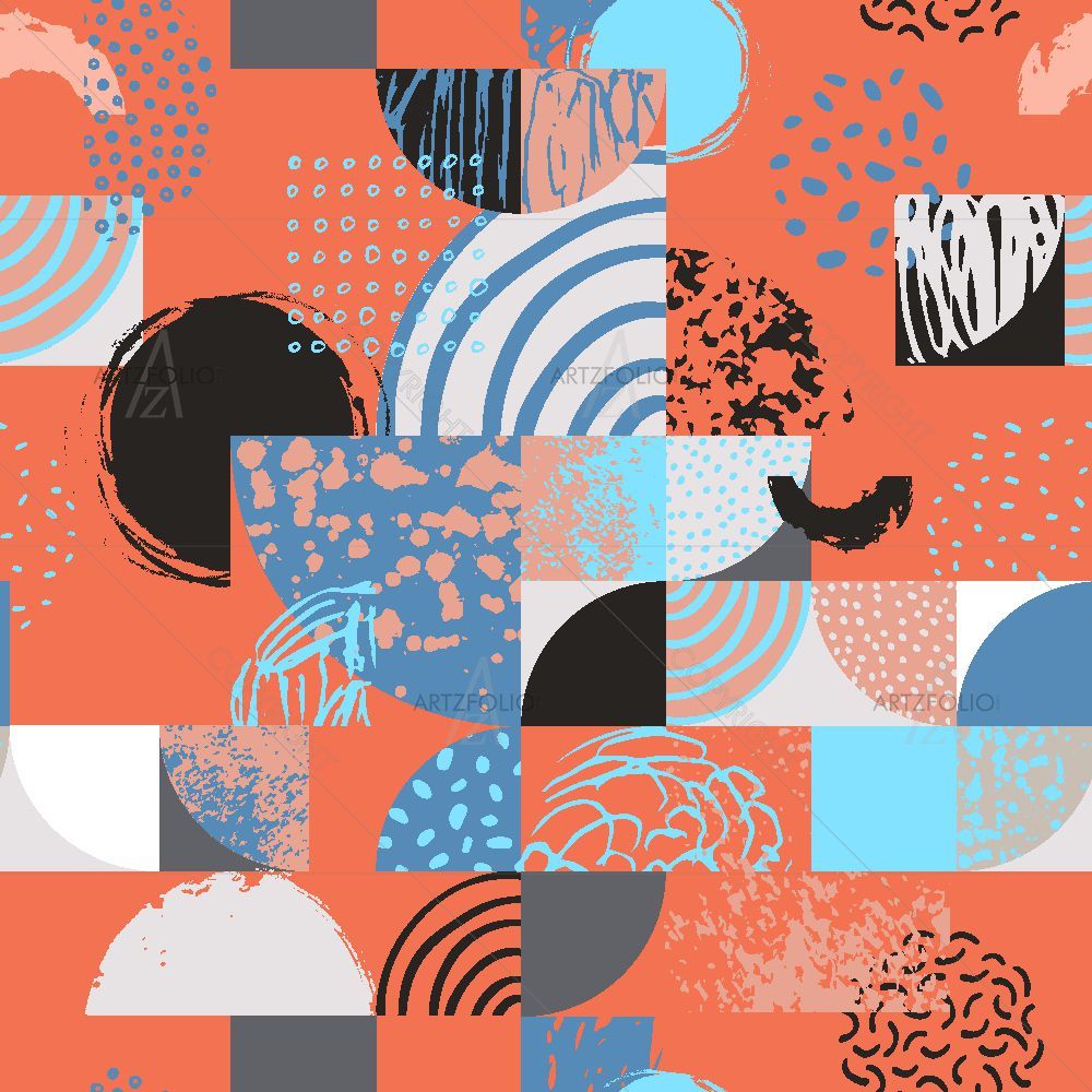 Geometric Pattern D62 — custom-size art design 5017133