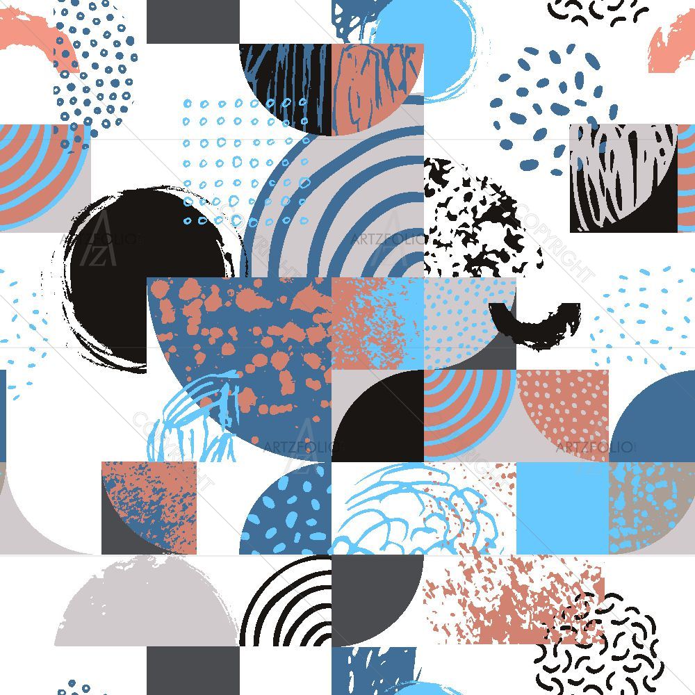 Modern Geometric Style — custom-size art design 5017141