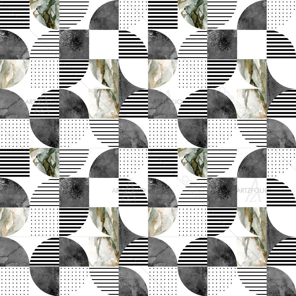 Geometric Marble Pattern D4 — custom-size art design 5017146