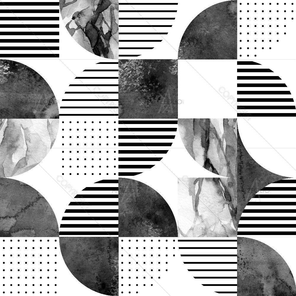 Geometric Marble Pattern D6 — Fluid marble custom art by ArtzFolio