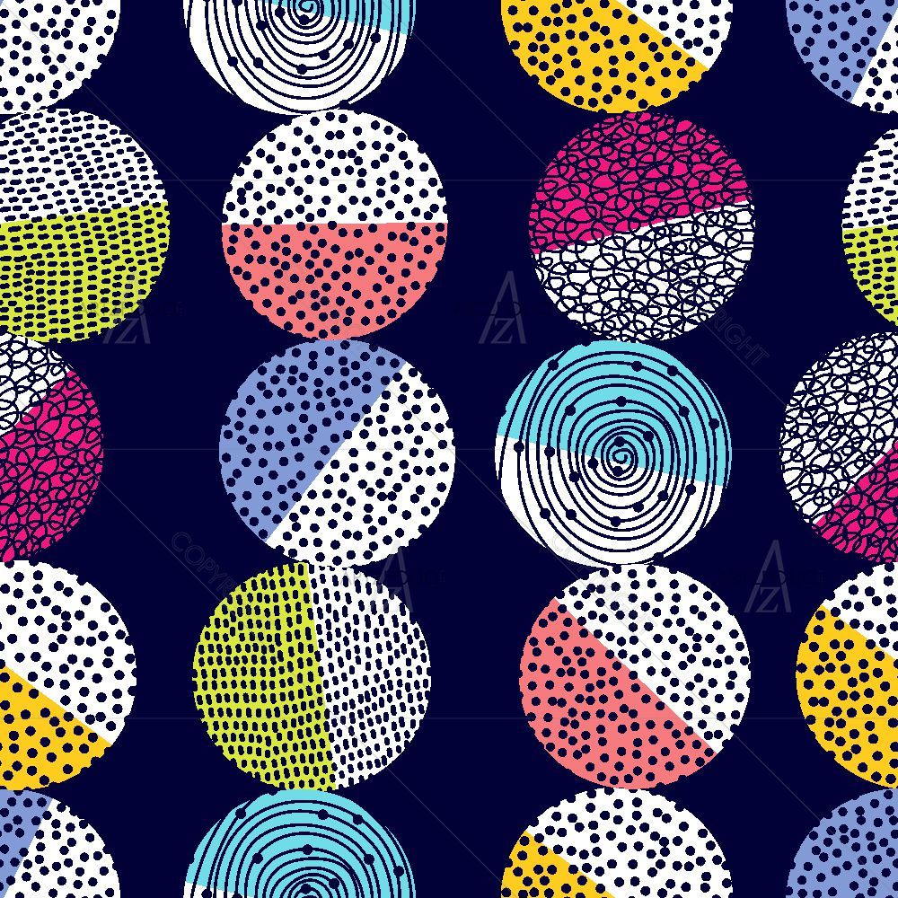 Abstract Polka Dots D2 — Abstract custom art by ArtzFolio
