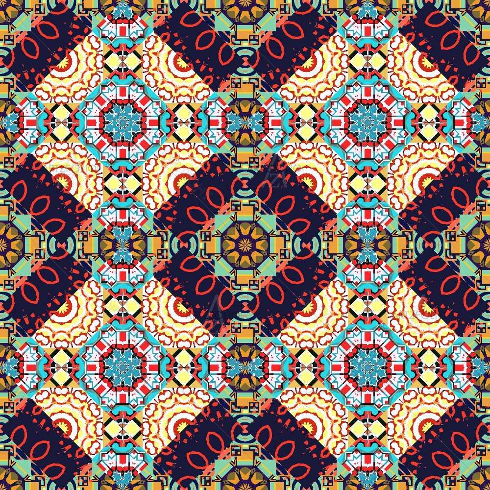 Abstract Colorful Squares — custom-size art design 5017175