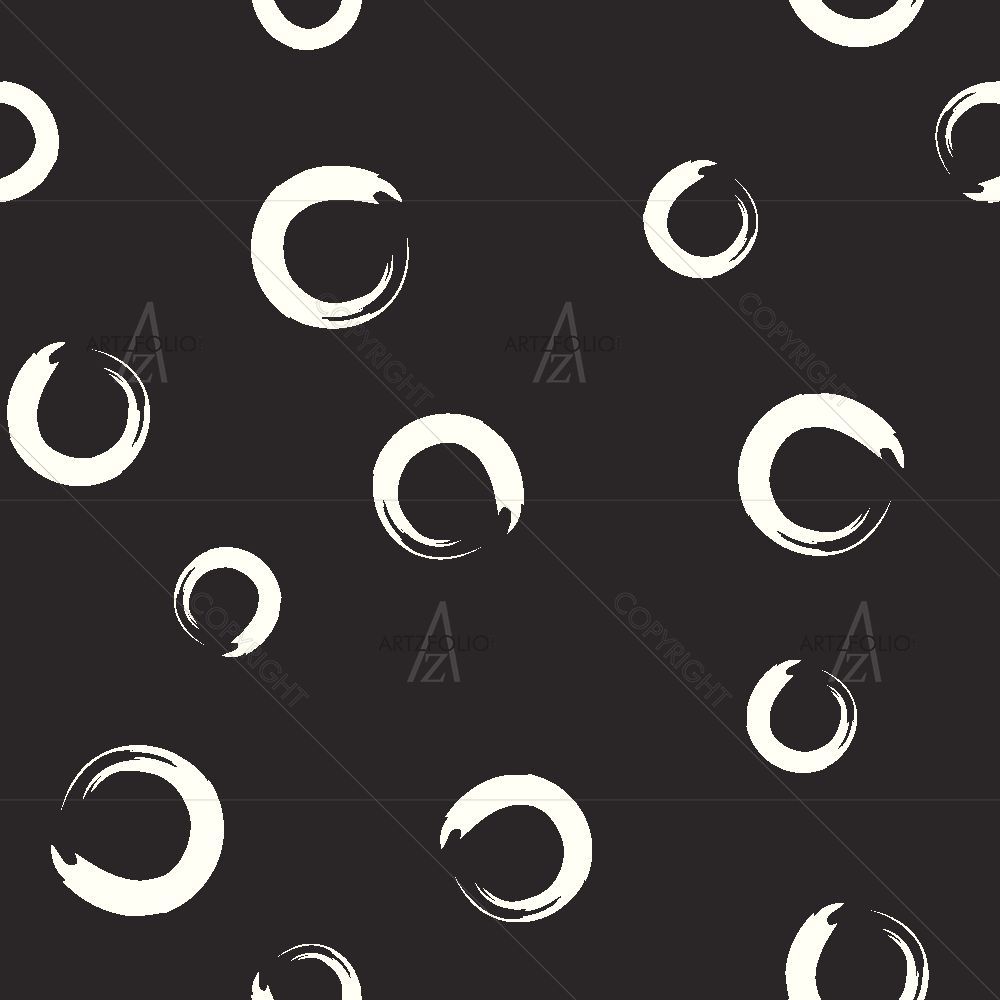 Black & White Enso Symbol — Abstract custom art by ArtzFolio