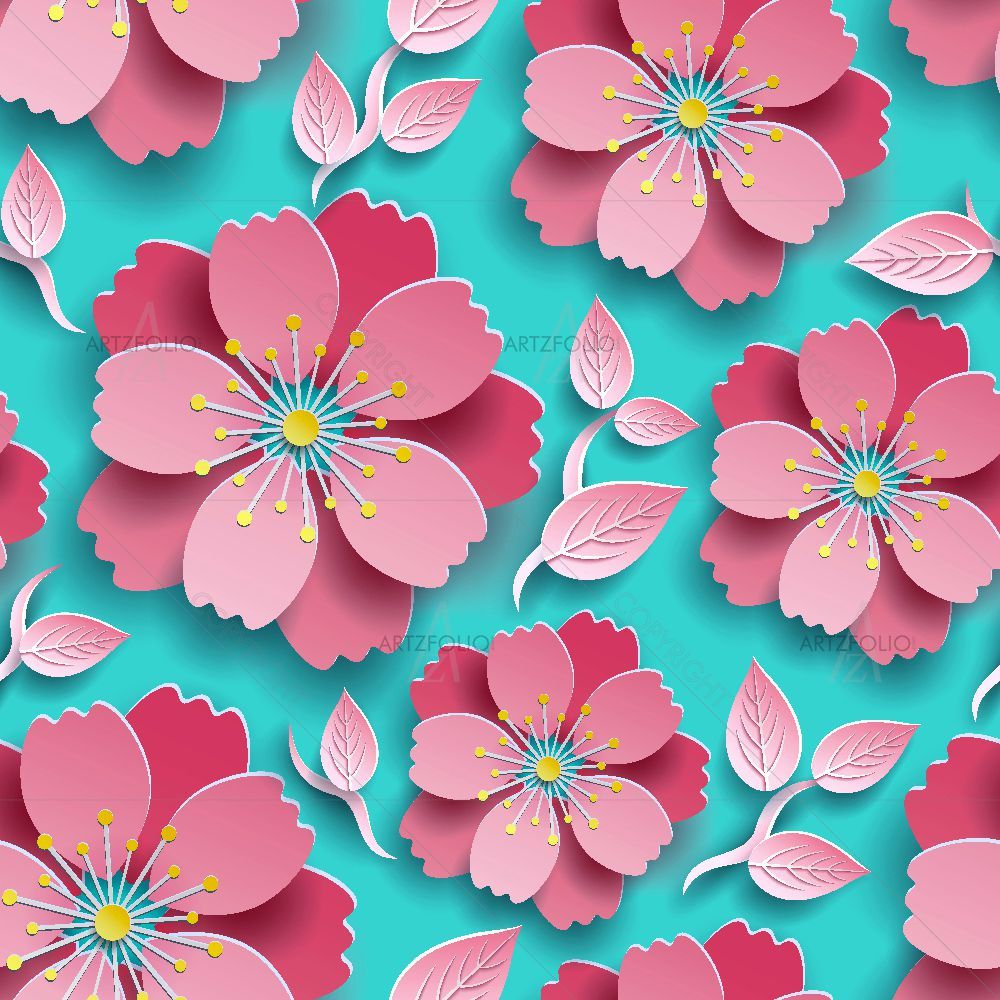 3D Floral — Botanical custom art by ArtzFolio