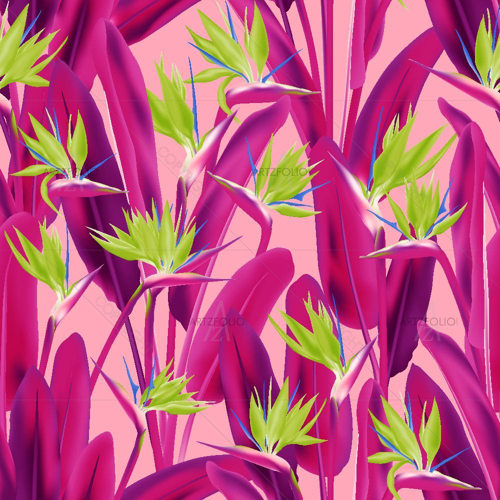 Jungle Tropical Jungle — custom-size art design 5017190